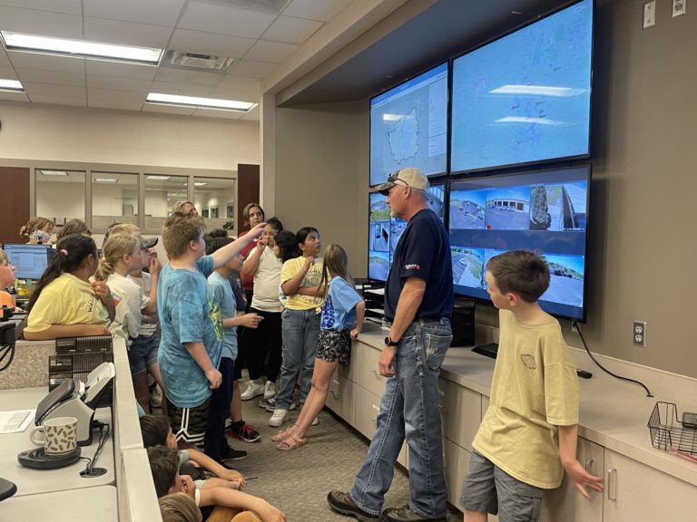 Pelican Rapids fourth graders enlightened by visit to LREC headquarters